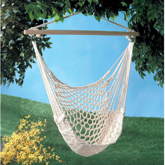 Recycled Cotton Swinging Hammock Chair