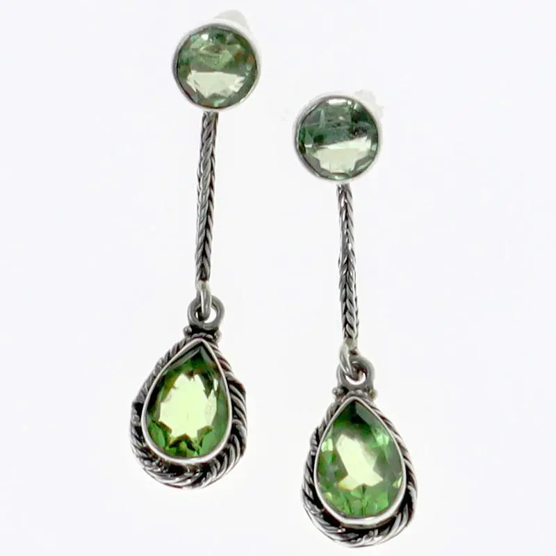 Prasiolite Splendor Earrings