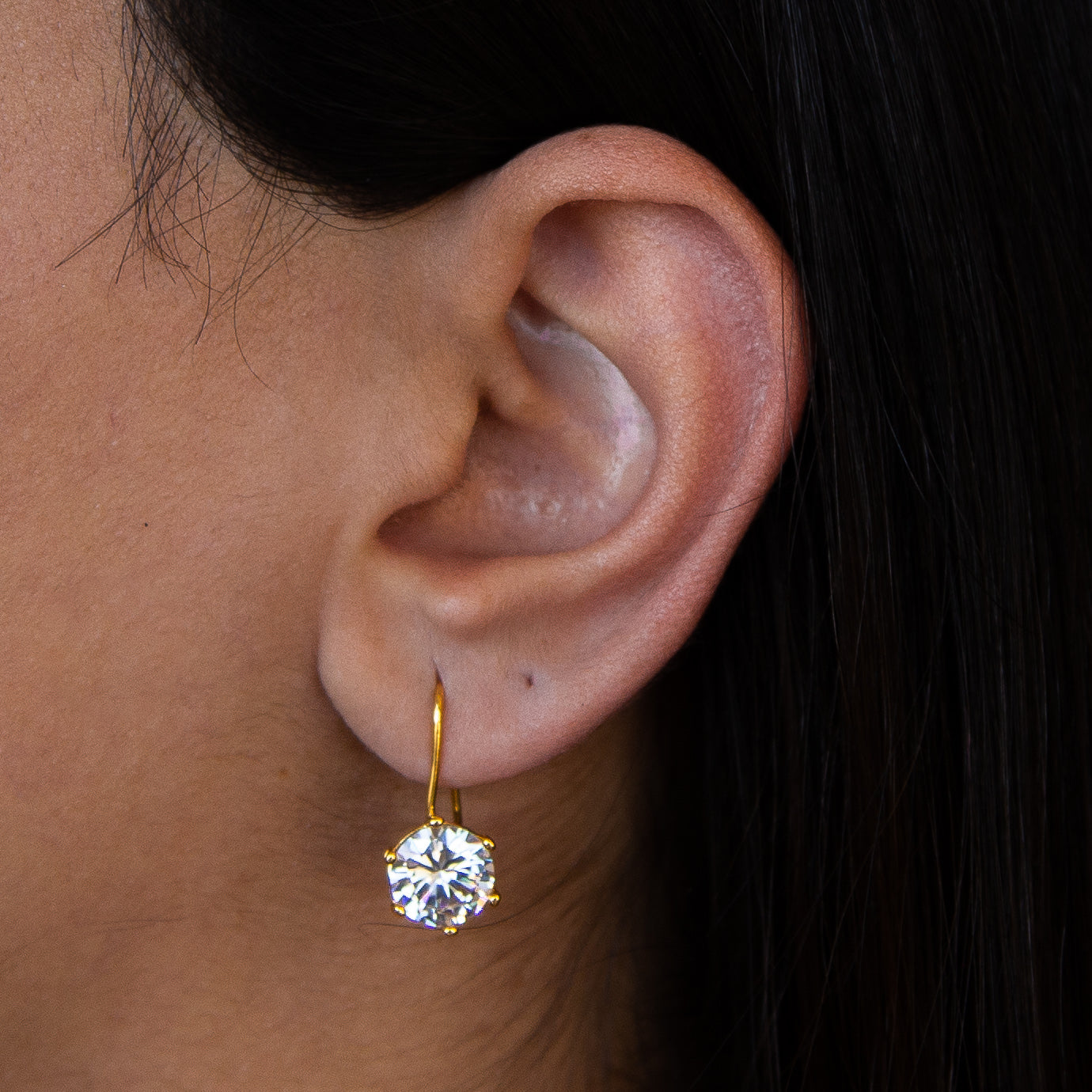 Gold Diamond Earrings