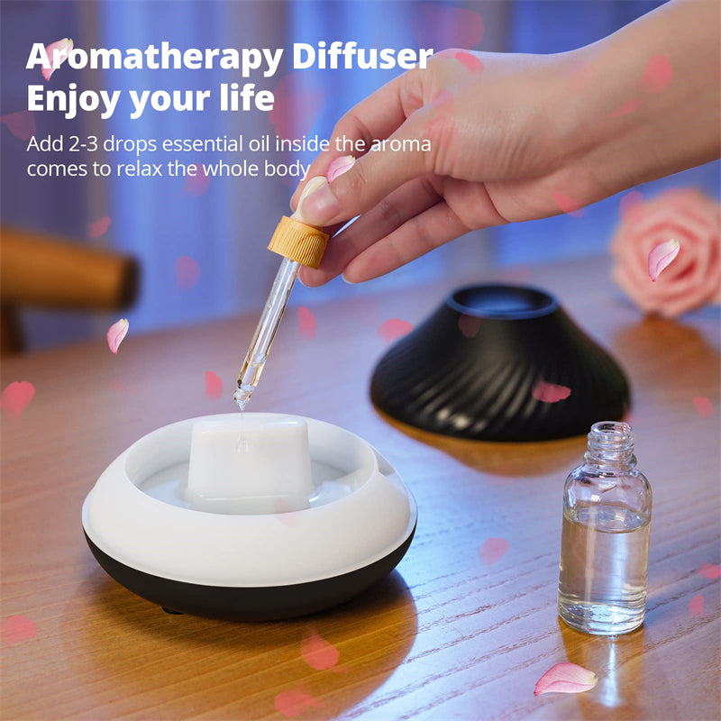 Flame Aroma Diffuser Essential Oil Lamp w/ USB