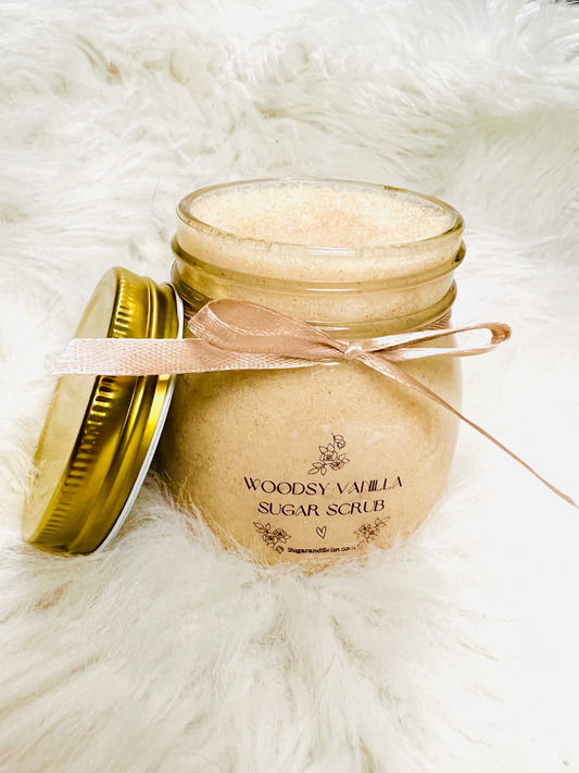 Woodsy Vanilla Sugar Scrub - 3 sizes